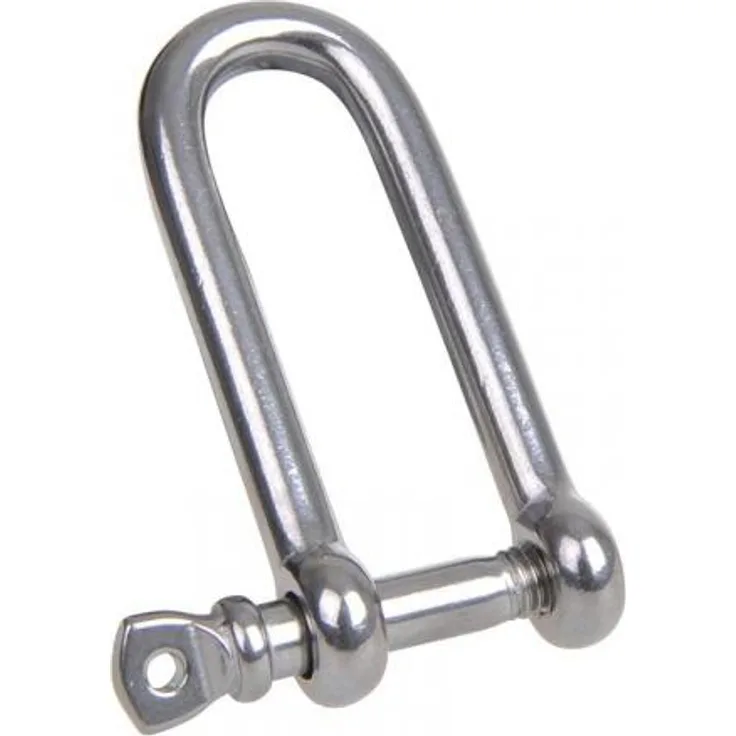 Camptropia D-Schäkel 8mm, A4 RVS AISI 316, 3.200 daN
