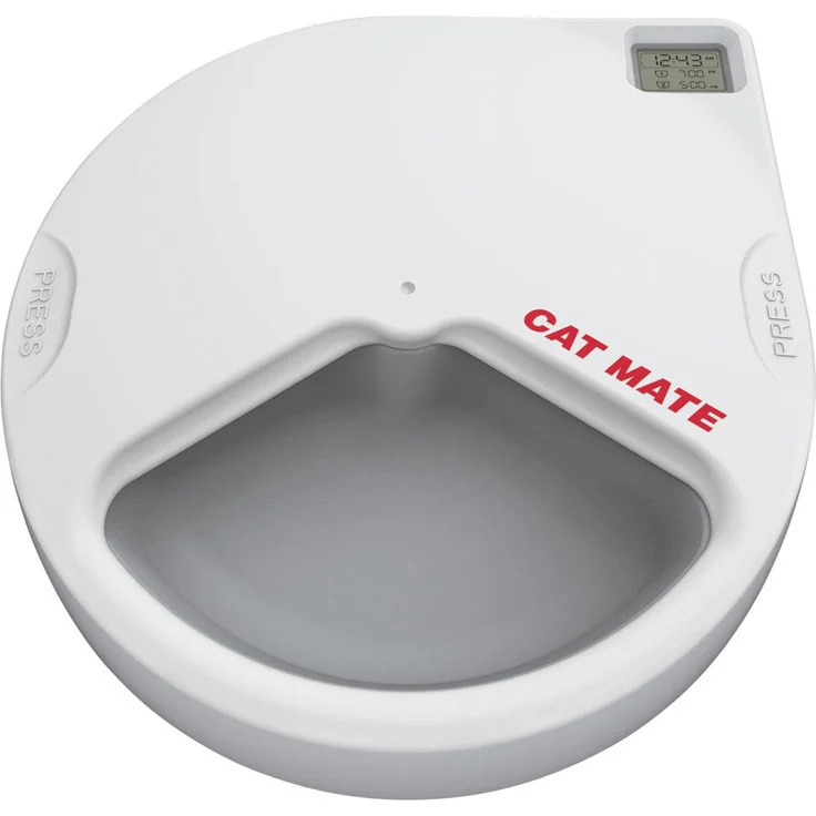 Kerbl Cat Mate Futterautomat C300 für Hunde + Katzen, 3 Futter-Fächer je 330g – Bild 1