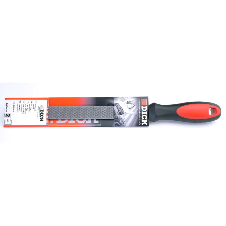 F. Dick Feilraspel 2K 20 cm, allgemeine Arbeiten an Materialien, Flach Hieb 2