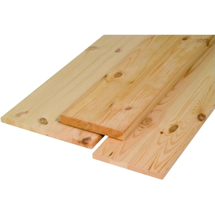 Leimholzplatte Nadelholz Oberfläche geschliffen Kanten gefast 80 x 20 cm 18 mm