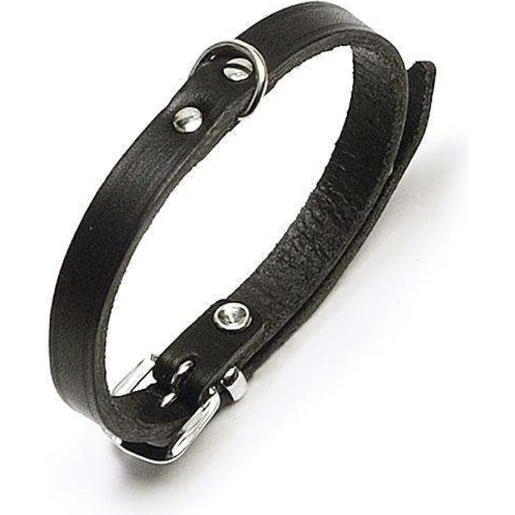 Karlie RONDO Halsband genietet - Schwarz 12 mm, 37 cm