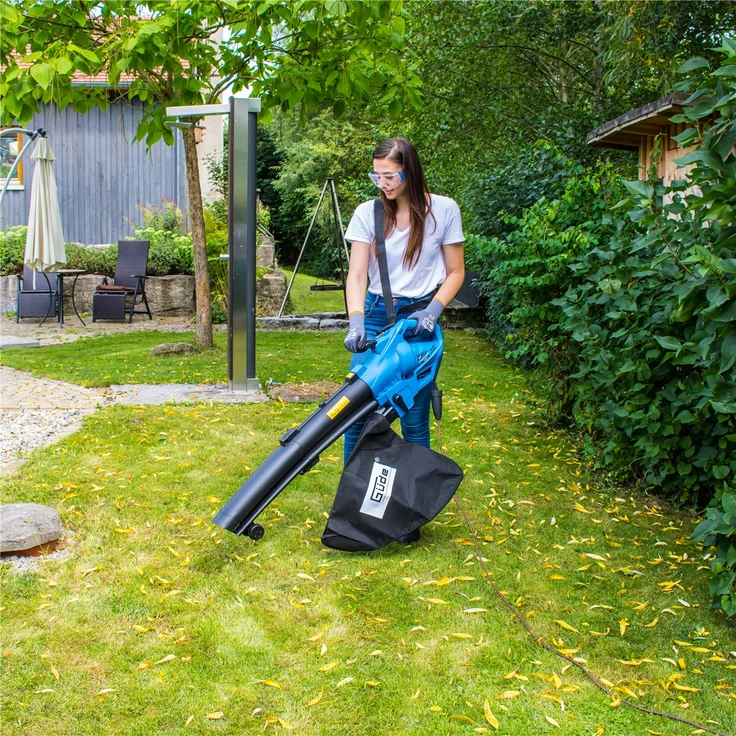 Güde GLS 3000 Vario 94381 Laubsauger Laubbläser Häckselfunktion 3000 Watt 230 kmh 35 Liter Fangsack – Bild 5