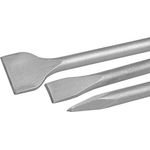 DeWalt Meißel-Set 3-teilig, hochwertiges SDS-plus Meißel Set bestehend aus 1 Spitzmeißel und 2 Flachmeißeln, höchste Werkstoffqualität aus gehärtetem Stahl, Art.-Nr. DT60330-QZ