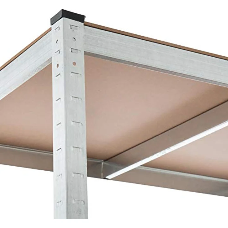 Steckregal Werkstattregal Kellerregal Schwerlastregal Metallregal Lagerregal Verzinkt - 2x 180x90x40cm | 350kg – Bild 2