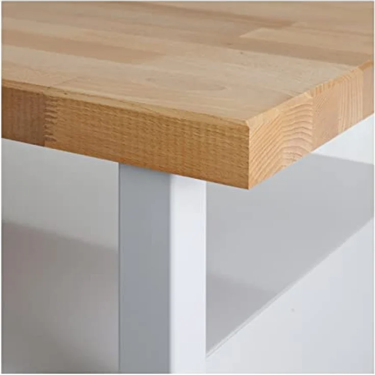 Werkbank / Werktisch 2 Türen, 2 Fachböden, 3 Schubladen, L1700xB600xH840mm – Bild 3