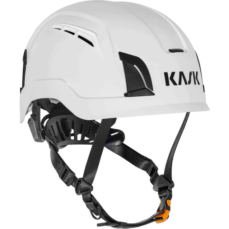KASK Schutzhelm ZENITH X Air, Bauhelm, Kletterhelm, Arbeitshelm, Drehrad Gr. 52-63 cm, Belüftungsystem Farbe:weiß