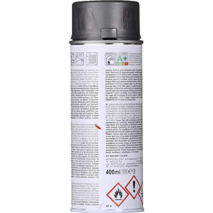 Dupli-Color 159107 Hitzefest-Spray , 400 ml, 600°C, Gußgrau – Bild 3
