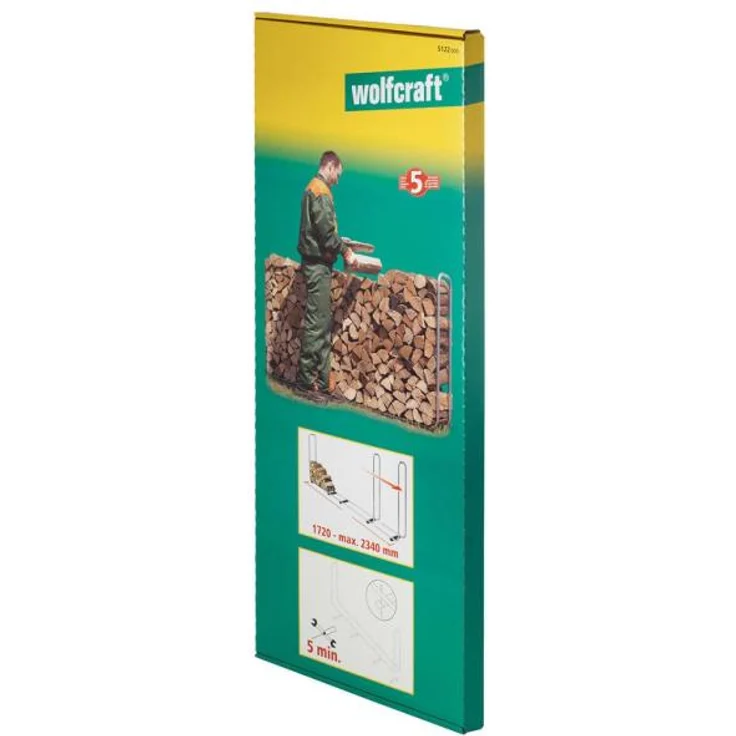 wolfcraft Feuerholz-Stapelhilfe 5122000 – Bild 7