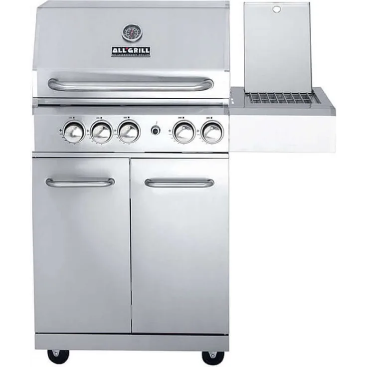 Allgrill ALLROUNDER Modular M Gasgrill 3 Brenner/Seitenkocher/Backburner Grundmodell Grill ALLROUNDER M