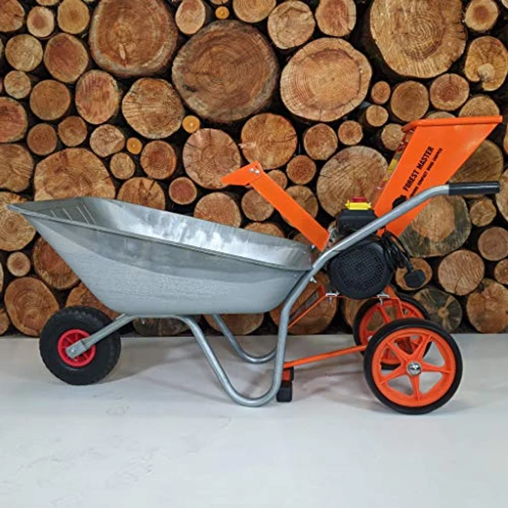 Forest Master Elektro Häcksler 2800 Watt 4 Ps Ast Laub Holz Garten-Häcksler Garten-Schredder E-Häcksler – Bild 7