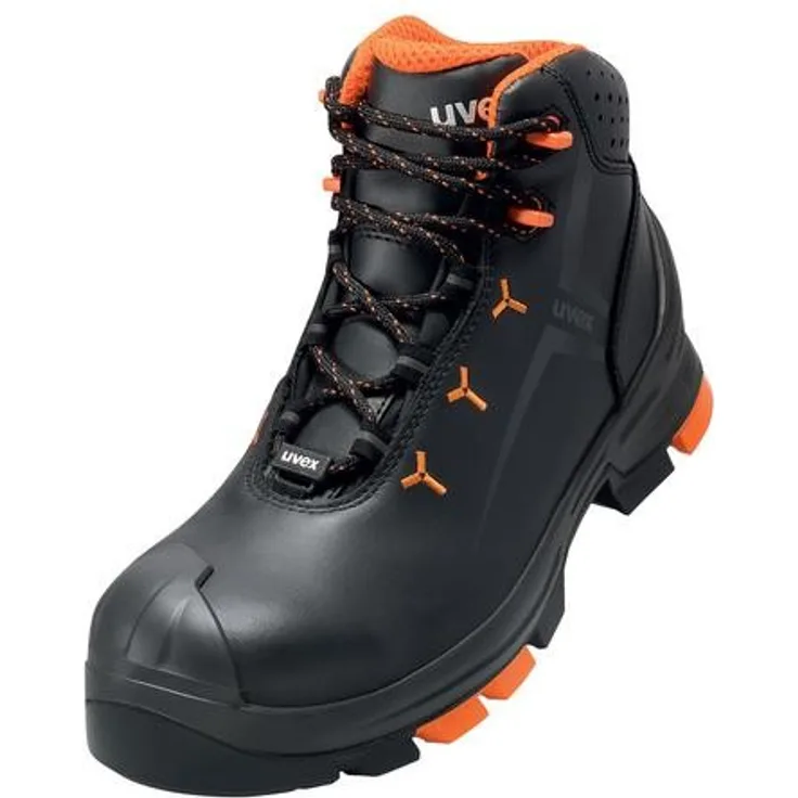 uvex 2 Sicherheitsschuh S3 Stiefel Leder schwarz-orange 36 12