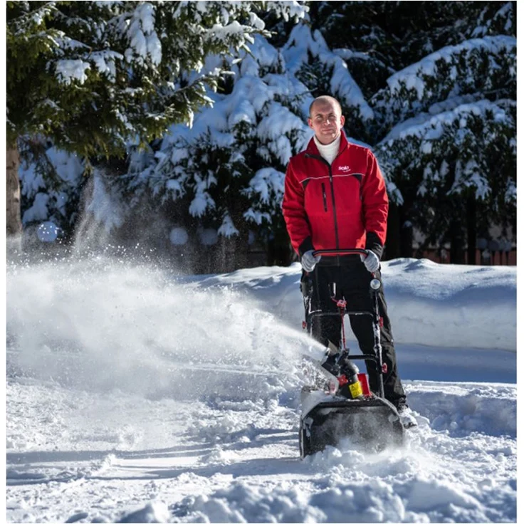 AL-KO Akku-Schneefräse ST 4048 Energy Flex, 48 cm Räumbreite, 20 cm Einzugshöhe, für Flächen bis zu 200 qm, verstellbarer Auswurfkanal, inkl. LED Scheinwerfer Schneefräse, ohne Akku, ohne Ladegerät, 13,5 kg – Bild 3