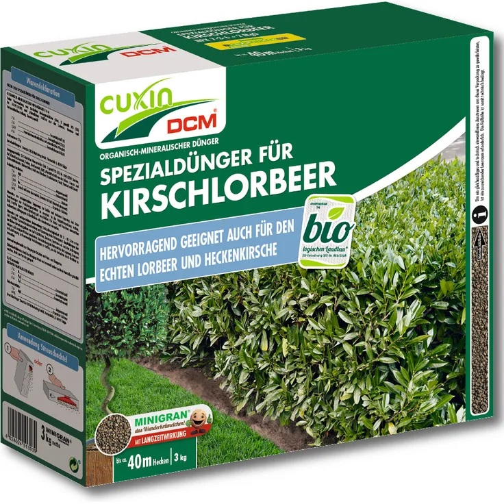 Cuxin Dünger für Kirschlorbeer, 3 kg