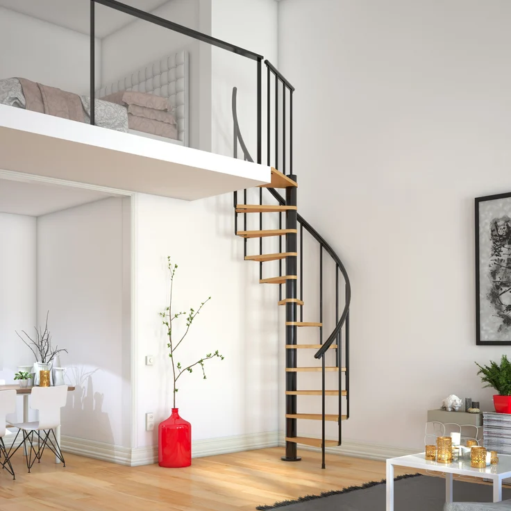 DOLLE Spindeltreppe Calgary Ø 140 cm – Bild 2