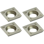 4 Hartmetall-Wendemesser (als Ersatz) für die Metabo Lackfräse LF 724 S