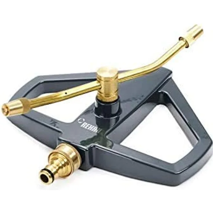 Rehau Duo Premium Rasensprenger Impulsregner Kreisregner Rasensprenger aus Metall - Preisvergleich