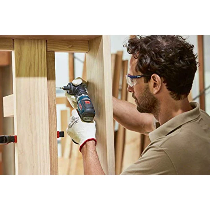 Bosch Professional GSR 12V-35 FC 06019H3004 12V Akkuschrauber (ohne Akku, FlexiClick System, max. Bohr Holz-Stahl: 32-10 mm, im Karton), 12 V, blau – Bild 7