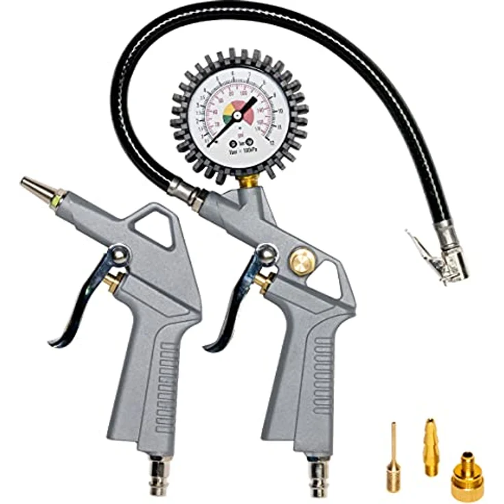 Güde Mobiler Kompressor 6-teilig Set ideal für Camping – Bild 4