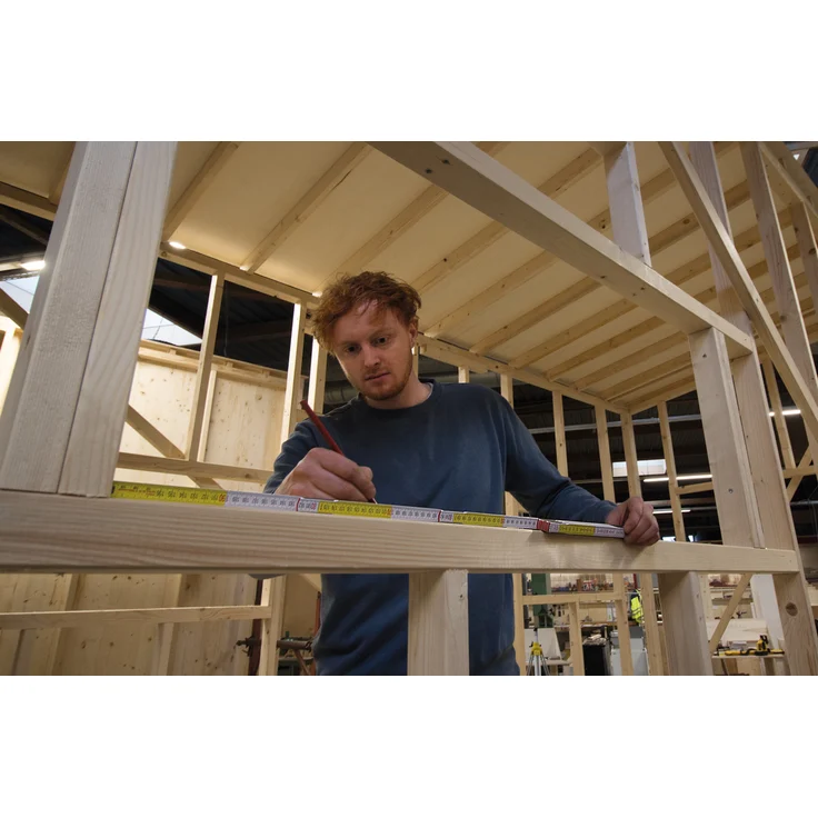 STABILA Holz-Gliedermaßstab Type 617/11, 3 m, weiß/gelbe metrische Schnellablese-Skala - Preisvergleich – Bild 6