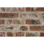 Klinkerriemchen New York 24 x 7,1 cm rot-grau