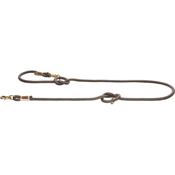 Hunter Hunde-Leine verstellbar Sansibar Rantum grau