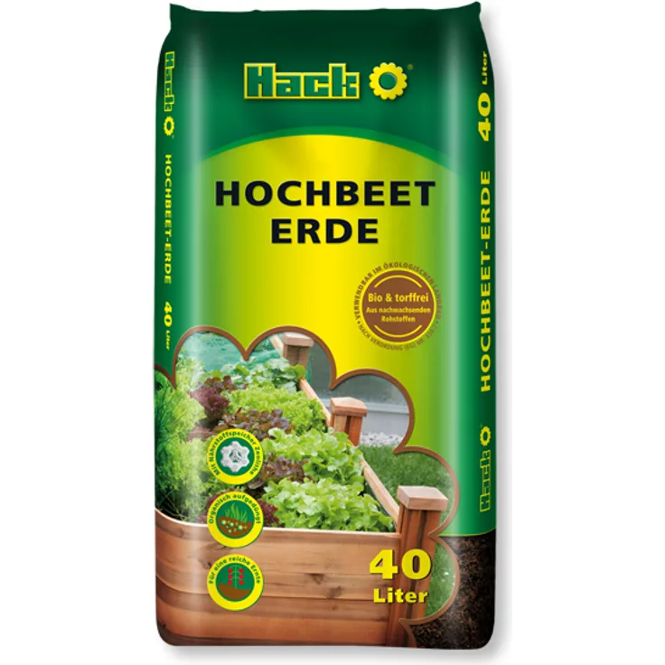 Hack Hochbeet Erde 40L