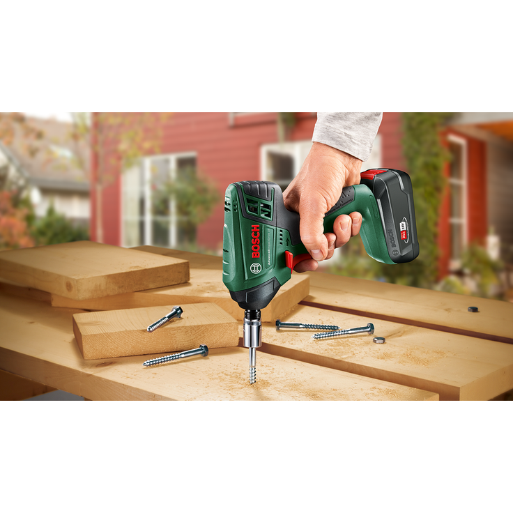 Bosch Advanced ImpactDrive 18 0603980302 Power for All 18V Akku-Drehschlagschrauber 1 x 1,5 Ah mit Akku mit Ladegerät mit Tragekoffer – Bild 4