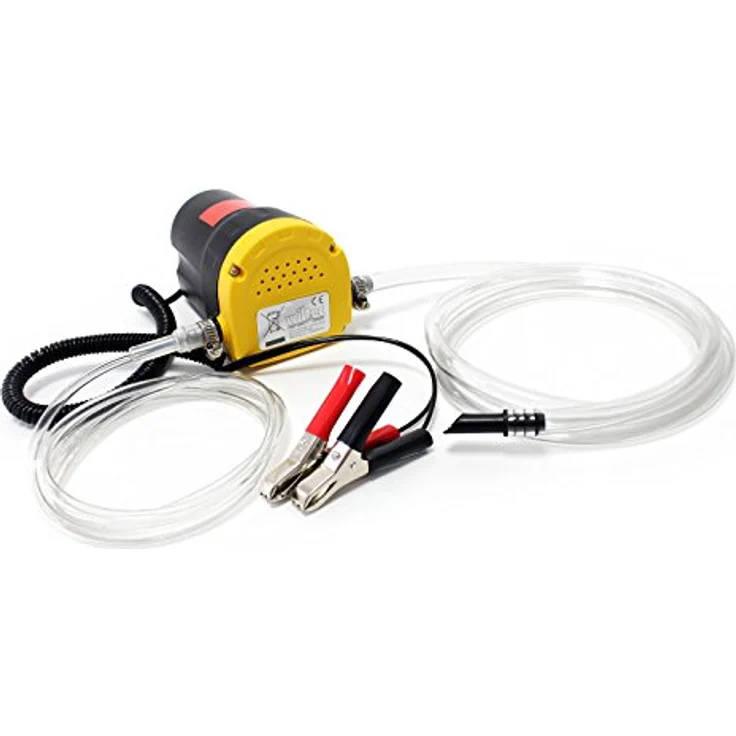WilTec Ölabsaugpumpe 12V Dieselpumpe Ölpumpe Heizölpumpe Ölwechsel Pumpe – Bild 1