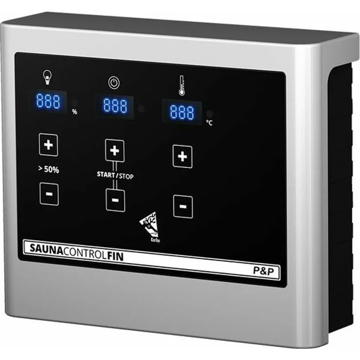 Karibu Saunaofen 3,6 kW PnP Set mit Steinen und Steuerung Easy – Bild 3