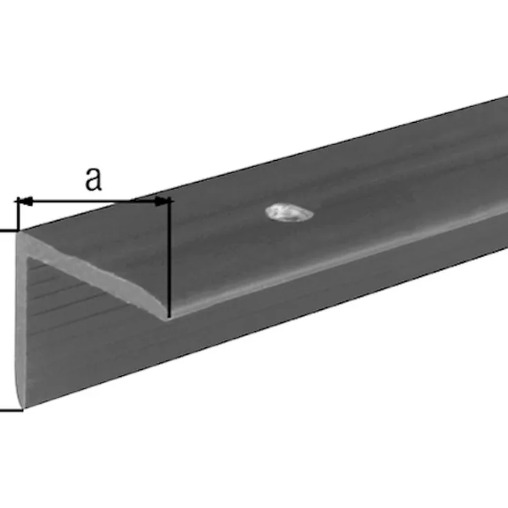Alberts® Treppenkanten-Schutzprofil, 25x20 mm, Kunststoff, schwarz