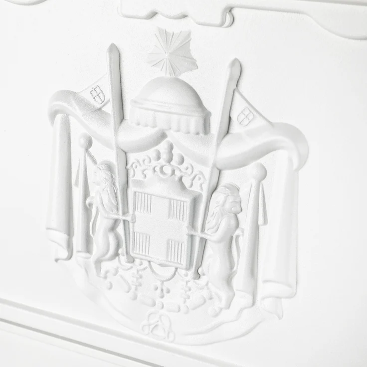 Mucola Briefkastenanlage im antik Design Weiß – Bild 4