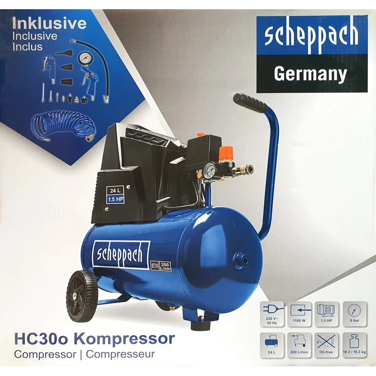 Scheppach Druckluft-Kompressor HC30o – Bild 1