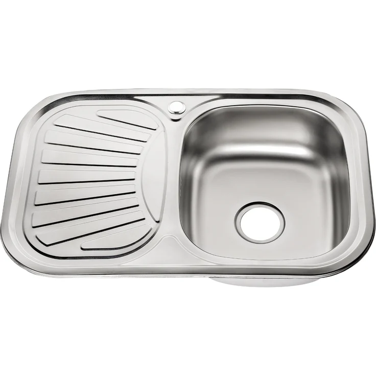 Küchenspüle Einbauspüle Spülbecken Spüle Siphon Edelstahl Küche Edelstahlspüle – Bild 2