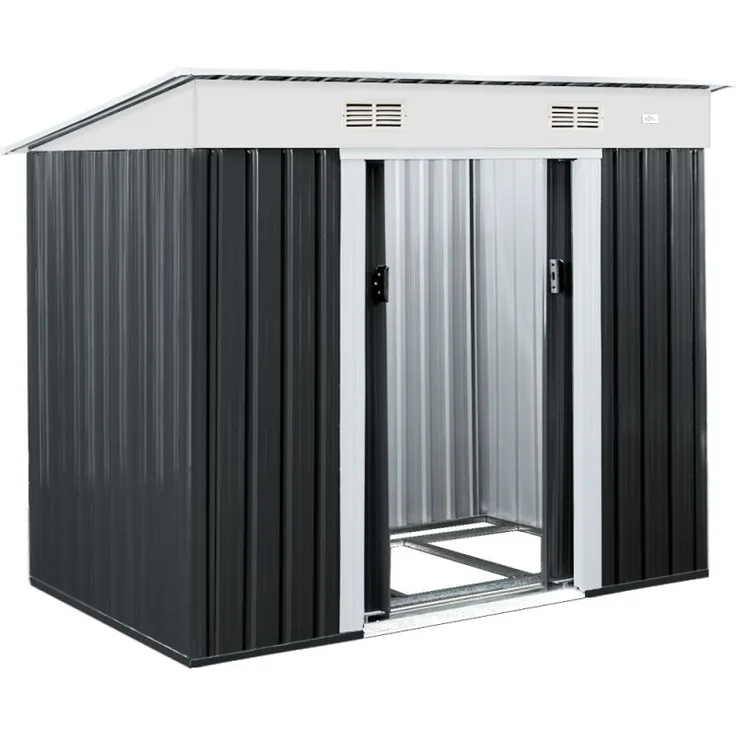 Deuba Gerätehaus Metall verzinkt 3,35m³ Anthrazit