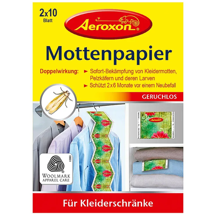Aeroxon Mottenpapier 10 Stück