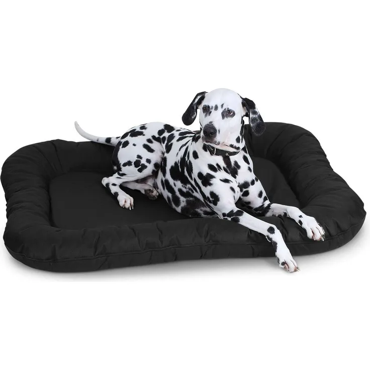 Knuffelwuff Wasserfestes In- und Outdoor Hundebett Lucky Schwarz / L