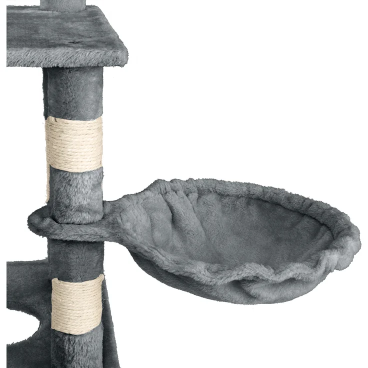 tectake Kratzbaum Stokeley 141cm - grau – Bild 8