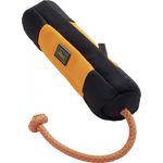 Hunter Trainer Snack Dummy mit Seil Größe: 6 x 35 x 6  cm, orange-schwarz