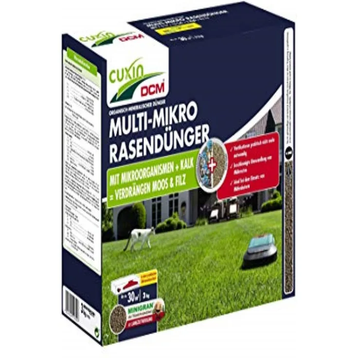 Cuxin DCM Multi Mikro Rasendünger 3 kg Minigran