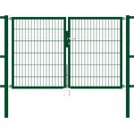 Alberts Doppeltor Flexo mit Zubehör | grün | Breite 200 cm | Höhe 120 cm 
(648077)