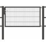 Alberts Einzeltor Flexo mit Zubehör | anthrazit | Breite 150 cm | Höhe 80 cm 
(647483)