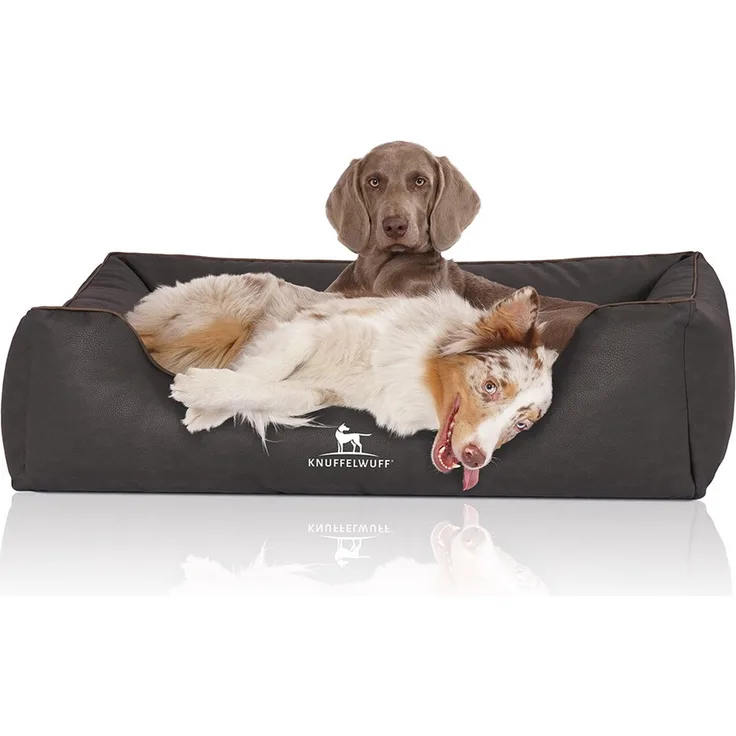 Knuffelwuff Hundebett Scottsdale schwarz XXL: 120x85cm