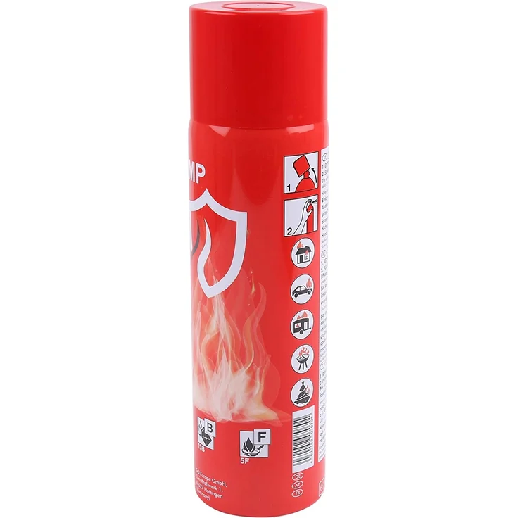 Olymp 500 ml Feuerlöschspray (Feuerlöscher) mit ABF Schaum, für Fettbrand, Haushalt, Camping, Auto – Bild 2