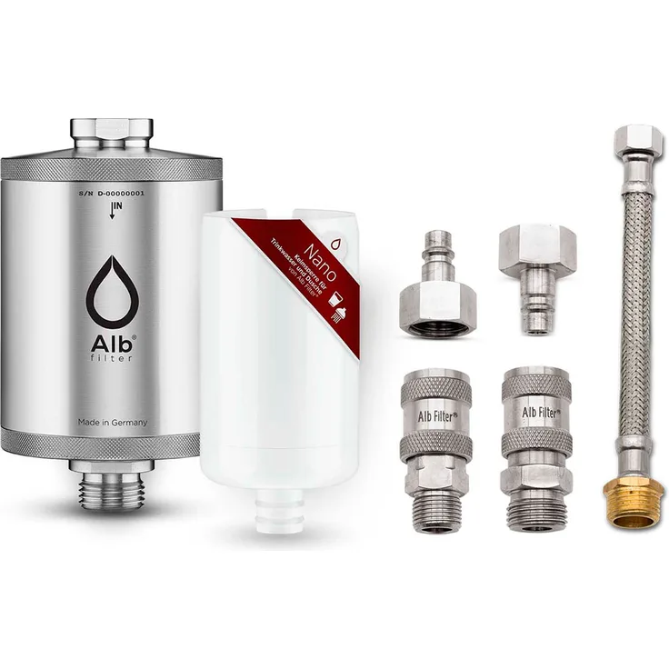 Alb Filter Nano Trinkwasserfilter-Komplett-Set Untertisch Est + Schnellkupplung