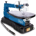 Scheppach Dekupiersäge DECO FLEX SL 230-240V 50Hz 90W | Schnitthöhe/-tiefe: 50 / 405 mm inkl. Variabler Drehzahl + Flexibler Welle