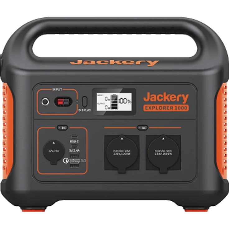 Jackery Tragbare Powerstation Explorer 1000, 1002 Wh Solargenerator Dauerleistung: 1000 W Maximalleistung: 2000 W 230 V – Bild 2
