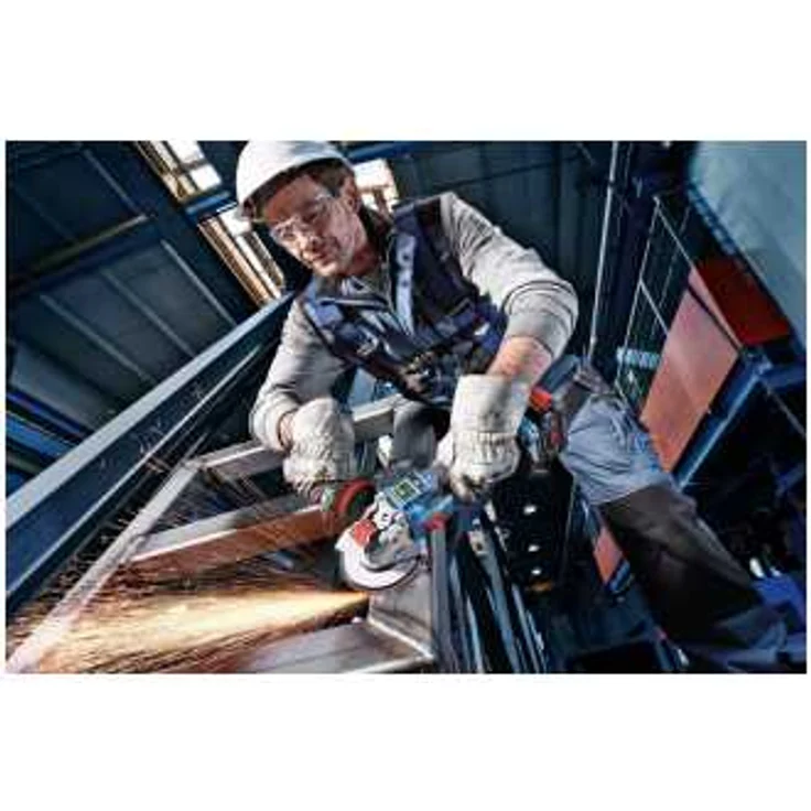 Bosch Professional GWX 18V-15 SC Akku-Winkelschleifer BITURBO Scheibendurchmesser 125mm, mit Connectivity-Modul, voreinstellbare Drehzahlstufen, X-Lock-Aufnahme, in L-BOXX 125 mm Akku – Bild 2