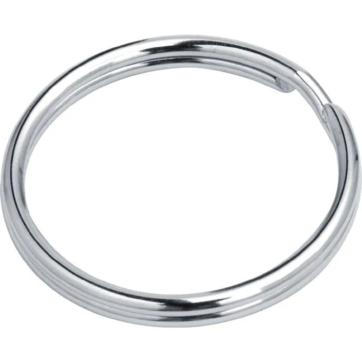 Schlüsselringe Innen-Ø 31 mm Außen-Ø 35 mm Stahl vernickelt , VE: 100