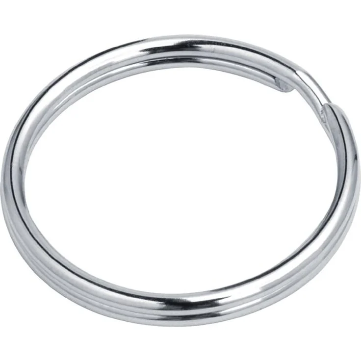 Schlüsselringe Innen-Ø 31 mm Außen-Ø 35 mm Stahl vernickelt , VE: 100