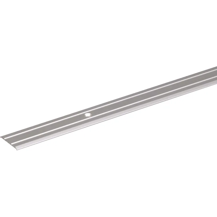Alberts Übergangsprofil | mit zwei Rillen | Aluminium, silberfarbig eloxiert | 900 x 25 mm 
(484132)